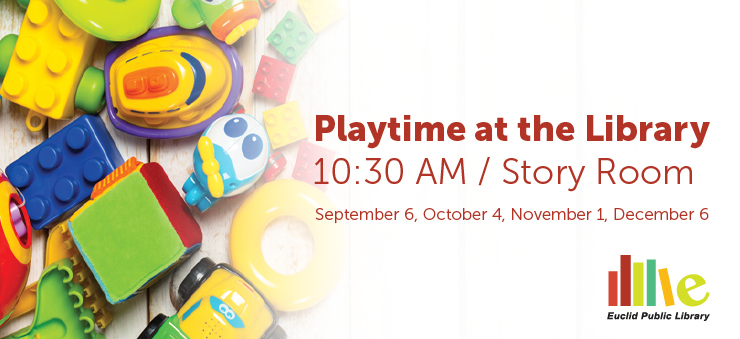 Playtime at the Library starting September 6 at 10:30 AM