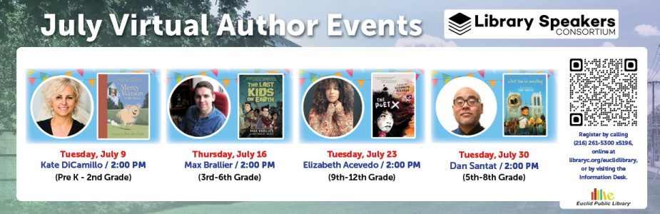 July Virtual Author Event